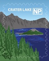 Travel Stamps Travel Stamp Crater Lake
